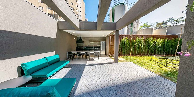 Studio no Itaim com Rooftop, ao lado do Ibirapuera