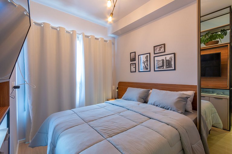 Studio in Itaim with Rooftop, next to Ibirapuera
