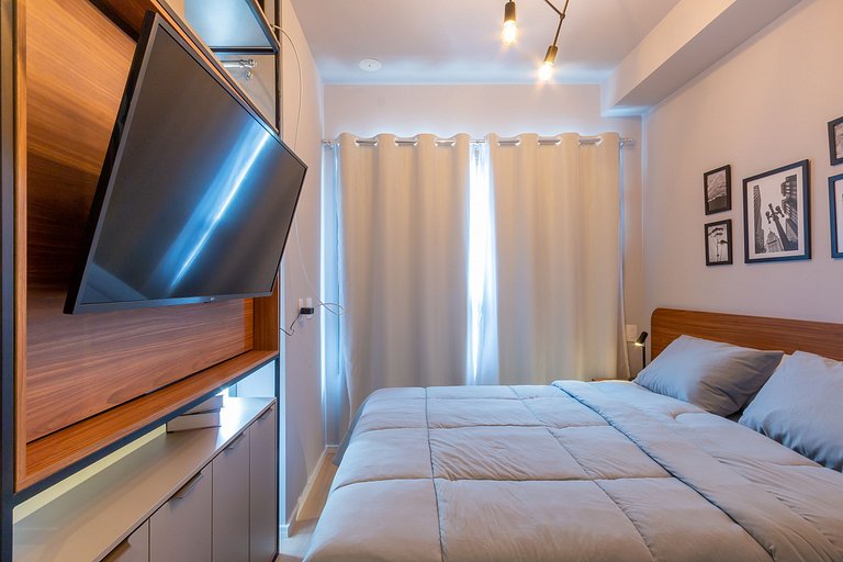 Studio in Itaim with Rooftop, next to Ibirapuera