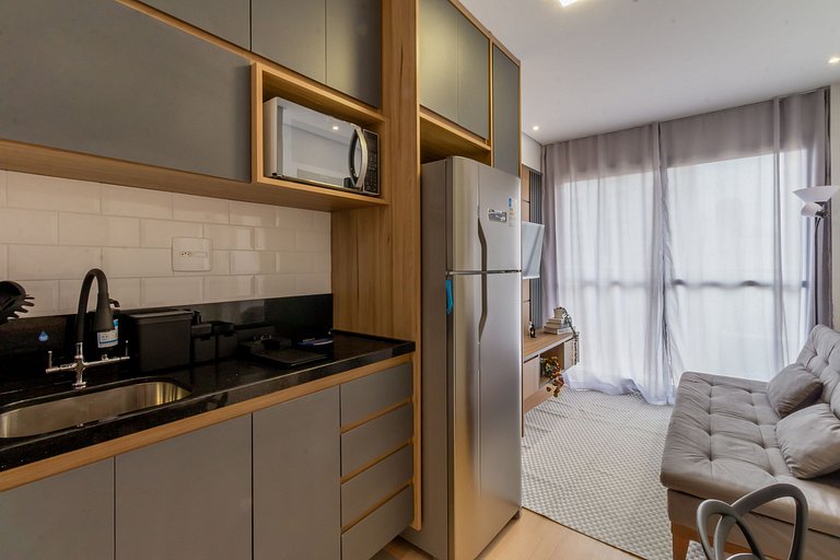 Estudio en Itaim con Rooftop, junto a Ibirapuera