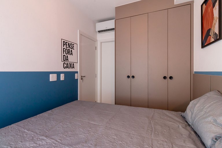 Studio no Itaim com Rooftop, ao lado do Ibirapuera