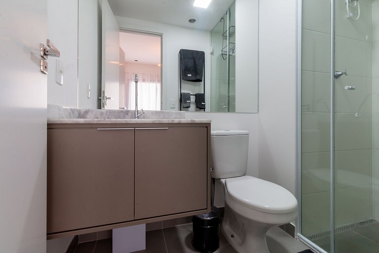 Studio no Itaim com Rooftop, ao lado do Ibirapuera