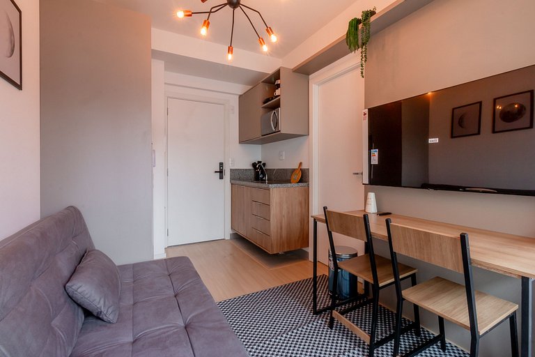 Studio no Itaim com Rooftop, ao lado do Ibirapuera