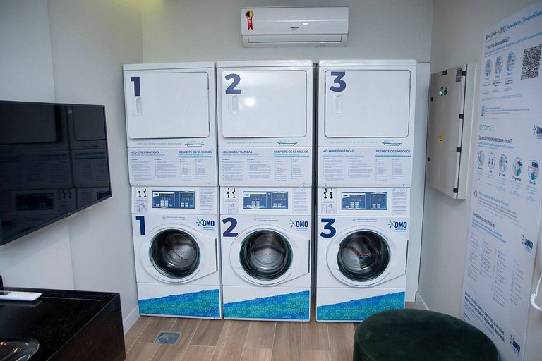 Studio com piscina e garagem, ao lado da Paulista
