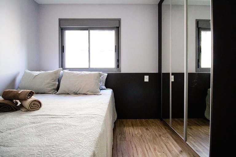 Studio com piscina e garagem, ao lado da Paulista
