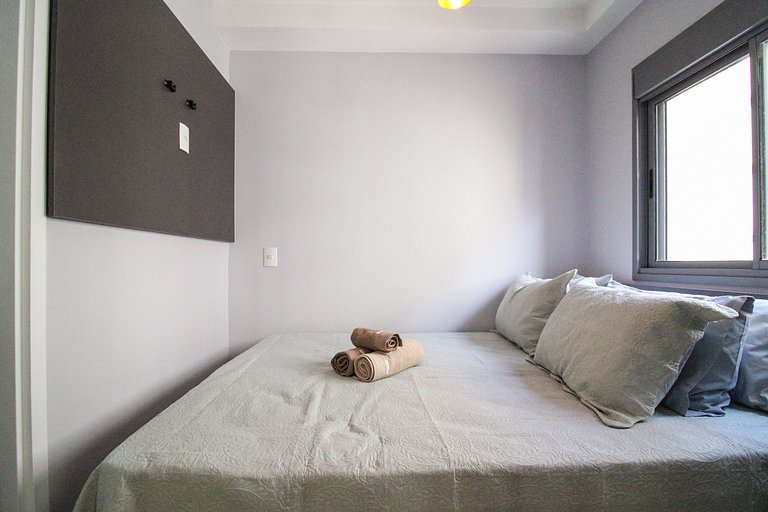 Studio com piscina e garagem, ao lado da Paulista