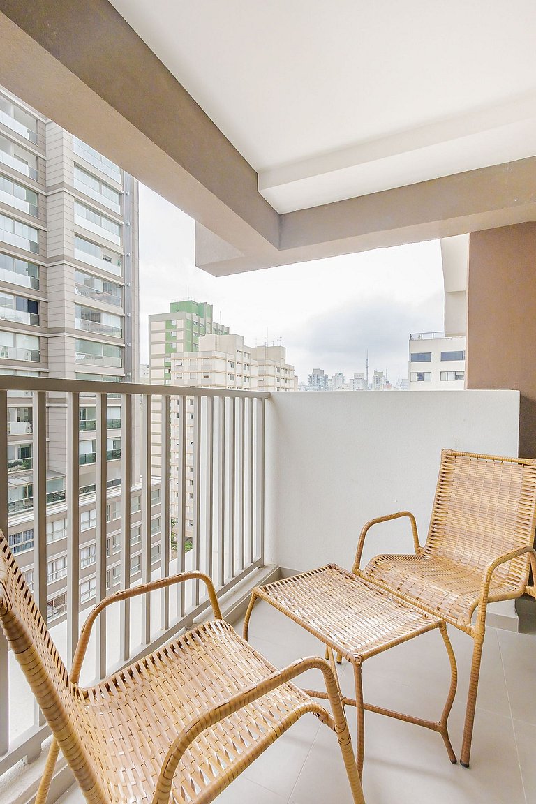 Apartamento completo com piscina na Vila Mariana