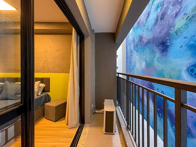 Apartamento NOVO com piscina, metro Higienópolis