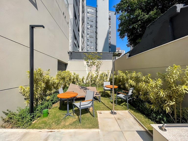 Handy Paraíso condomínio com piscina ao lado do Ibirapuera