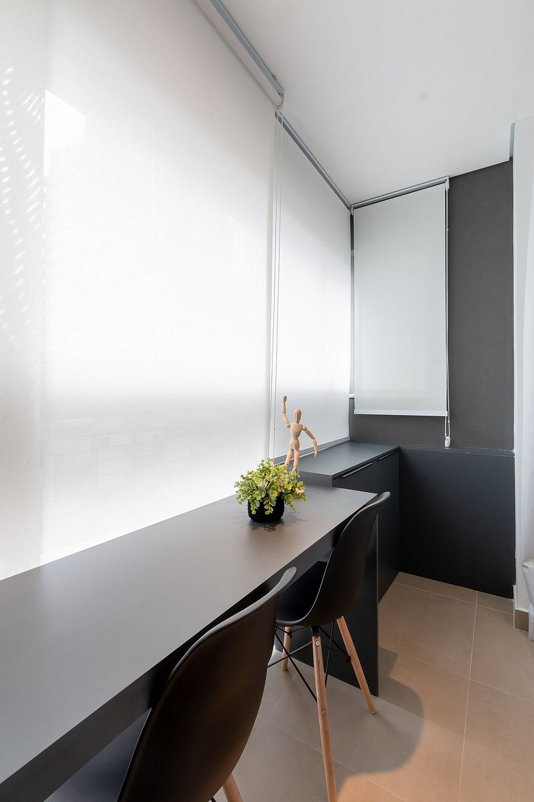 Belíssimo Studio com home office