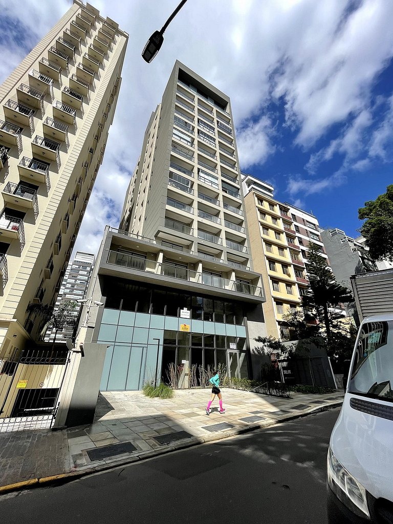 Charmoso Studio com sauna / Rua Augusta