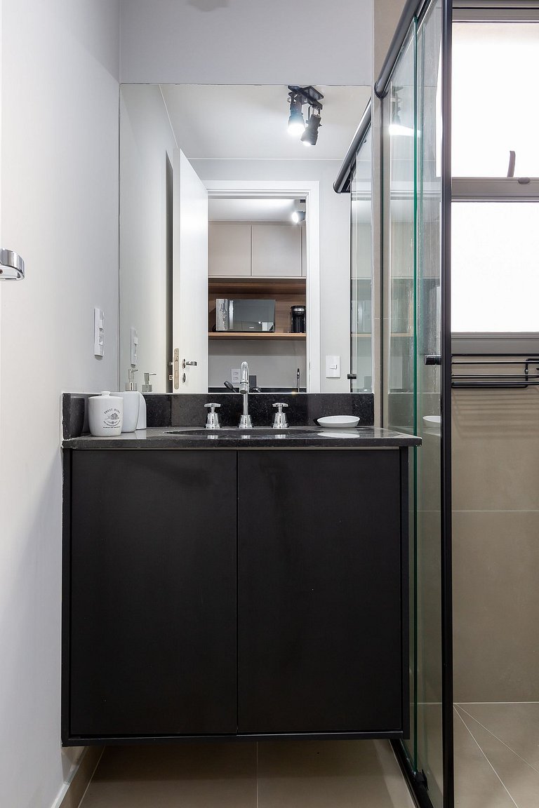 Charmoso Studio com sauna / Rua Augusta
