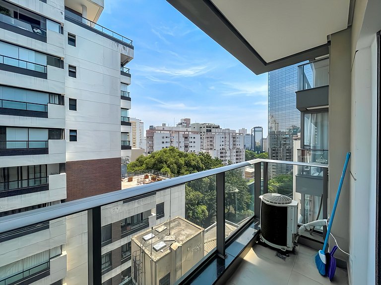 Charmoso Studio com sauna / Rua Augusta