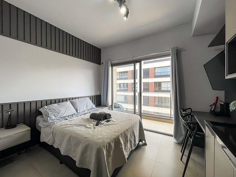 Charmoso Studio com sauna / Rua Augusta