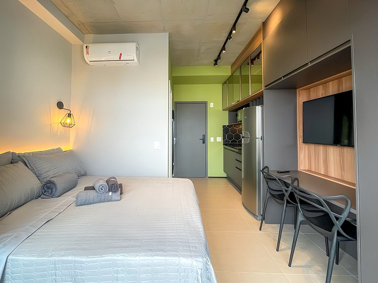 Piscina e Rooftop no Paraiso, com estacionamento pago