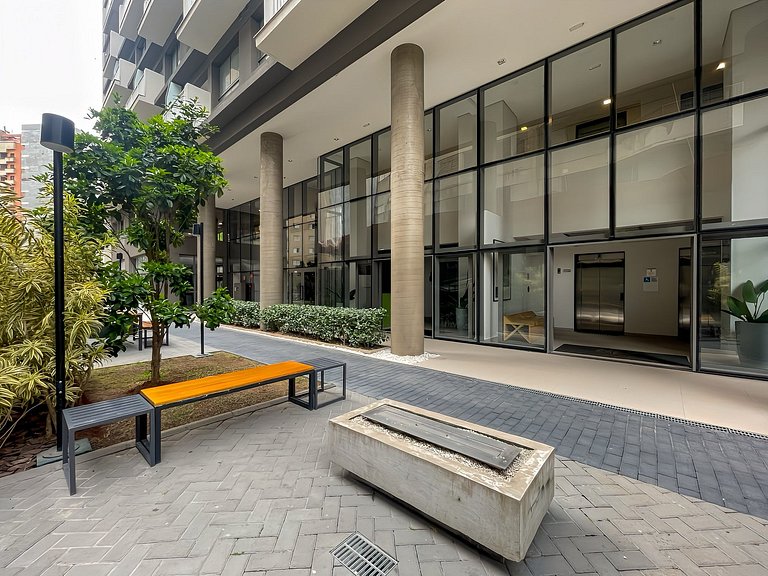 Estudio en Itaim con Rooftop, junto a Ibirapuera