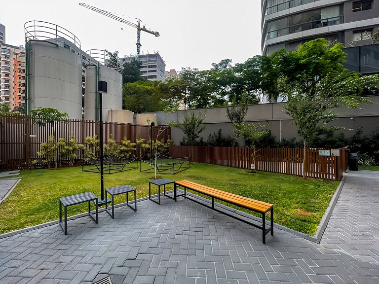Estudio en Itaim con Rooftop, junto a Ibirapuera