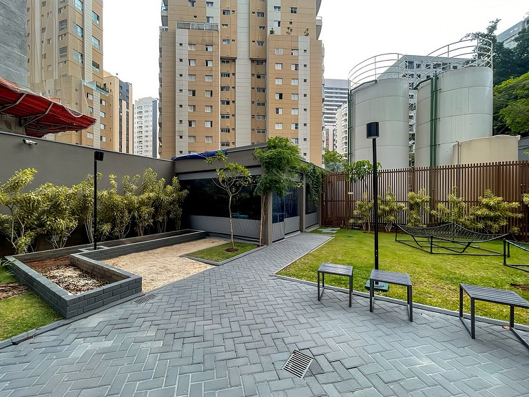 Studio moderno no Itaim, ao lado da Av Faria Lima