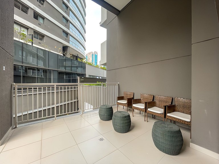 Estudio en Itaim con Rooftop, junto a Ibirapuera