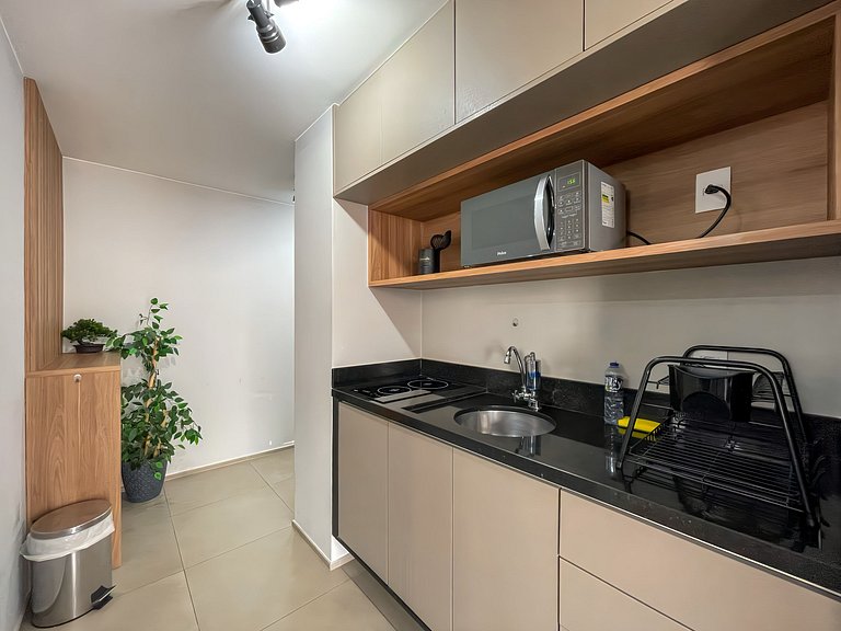 Charmoso Studio com sauna / Rua Augusta