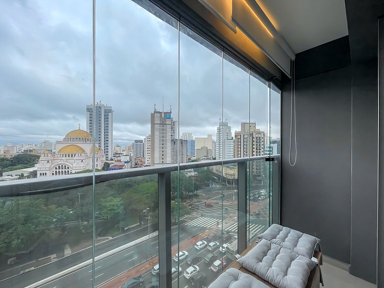 Piscina e Rooftop no Paraiso, com estacionamento pago