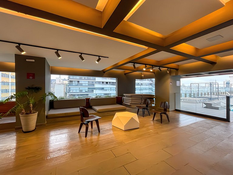 Loft 36m² aconchegante e moderno, ao lado do metrô