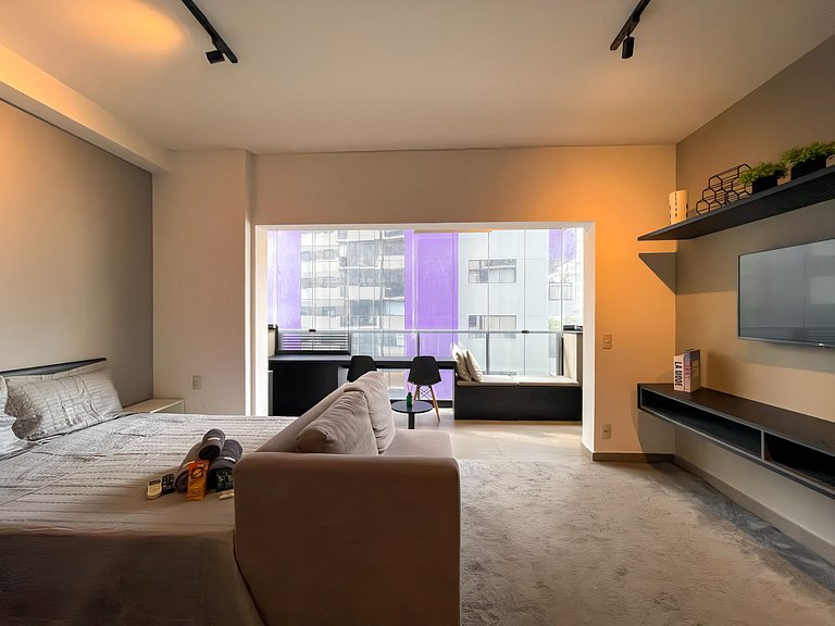 Loft 36m² aconchegante e moderno, ao lado do metrô
