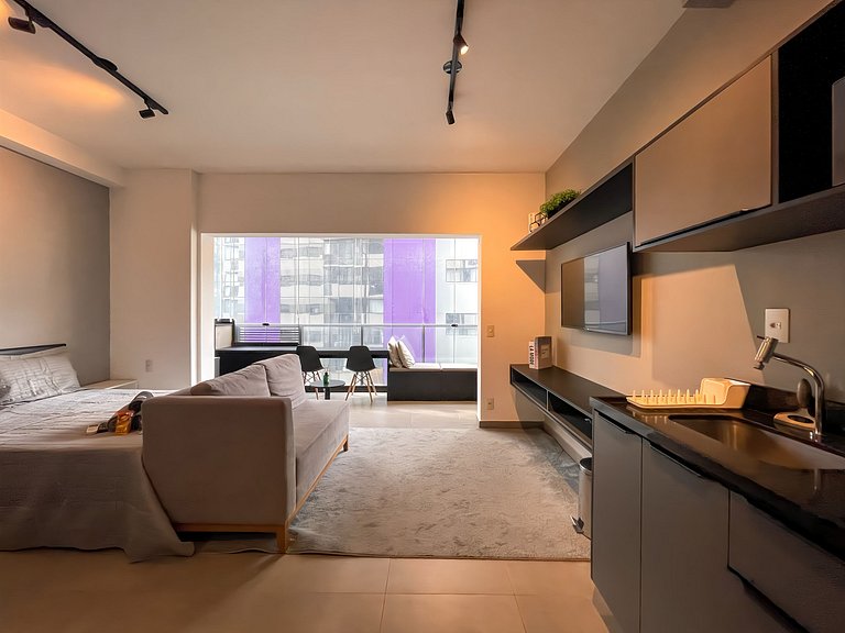 Loft 36m² aconchegante e moderno, ao lado do metrô