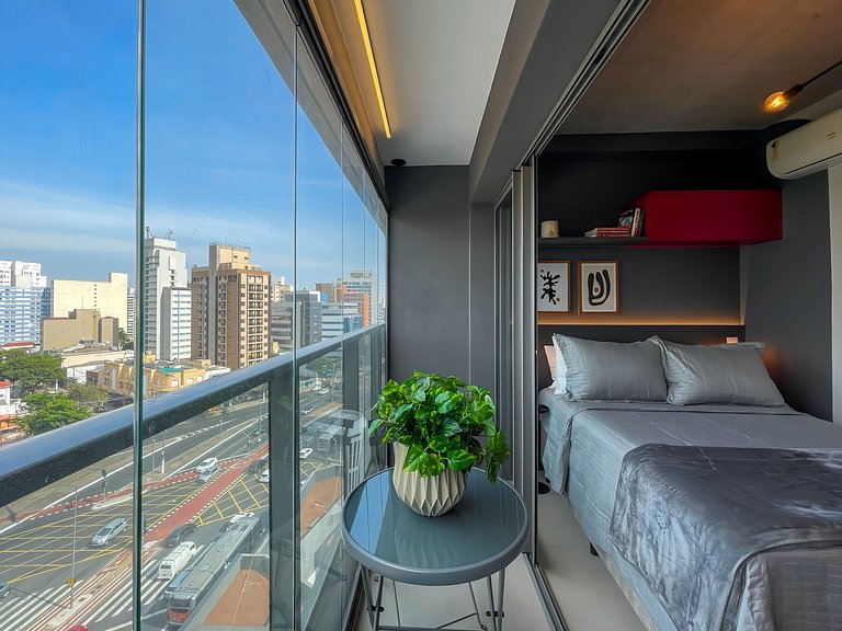 Piscina e Rooftop, Av Paulista, com estacionamento pago