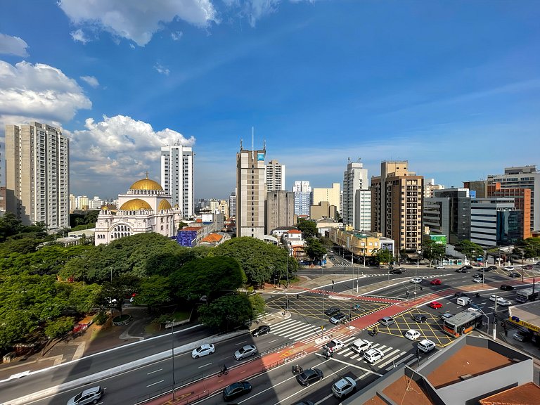 Piscina e Rooftop, Av Paulista, com estacionamento pago