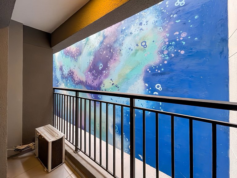 Apartamento NOVO com piscina, metro Higienópolis