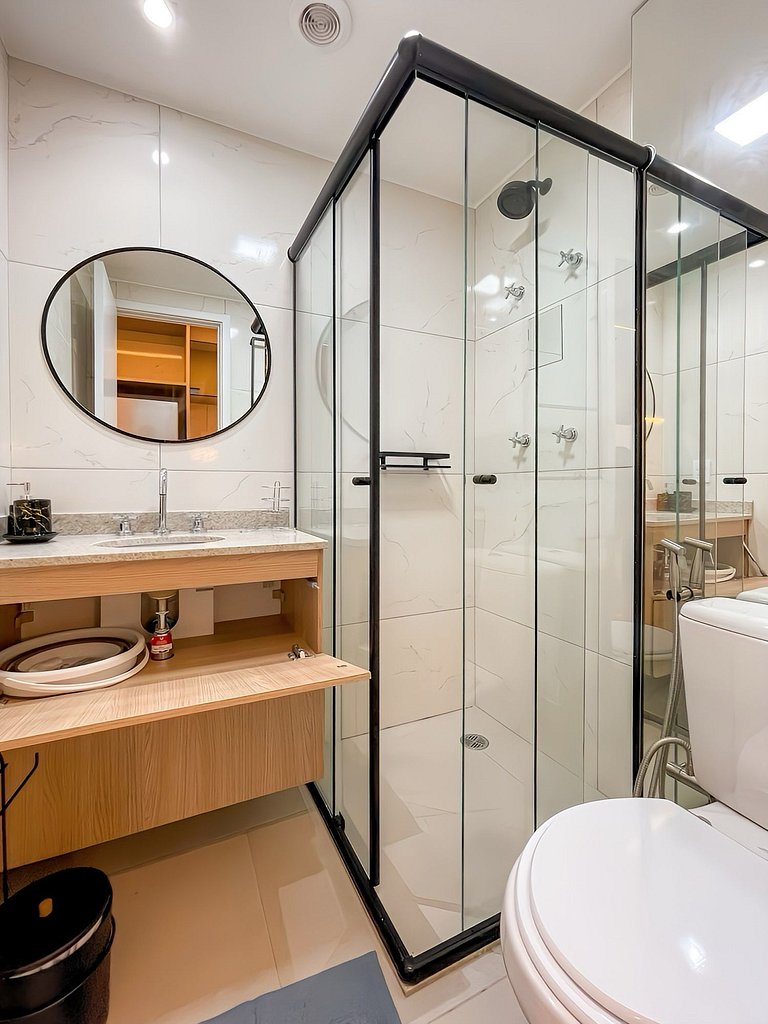 Home office e piscina na vila Mariana