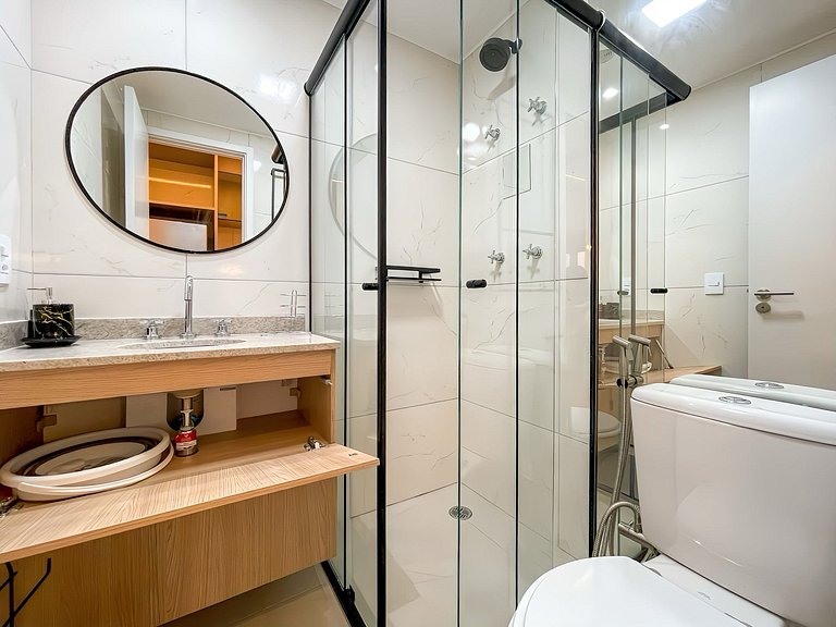 Home office e piscina na vila Mariana